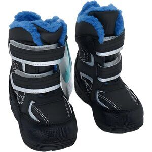 Totes Kids Bradley Waterproof Snow Boots Black/Blue Kids US 7M
